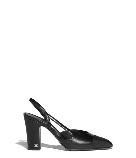 chanel stof wit|Slingbacks .